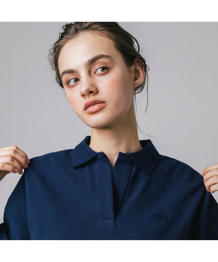 LACOSTE ラコステ スキッパーネックポロ ポロシャツ 半袖 セール 30%OFF】ラコステ LACOSTE スキッパーネックポロシャツ