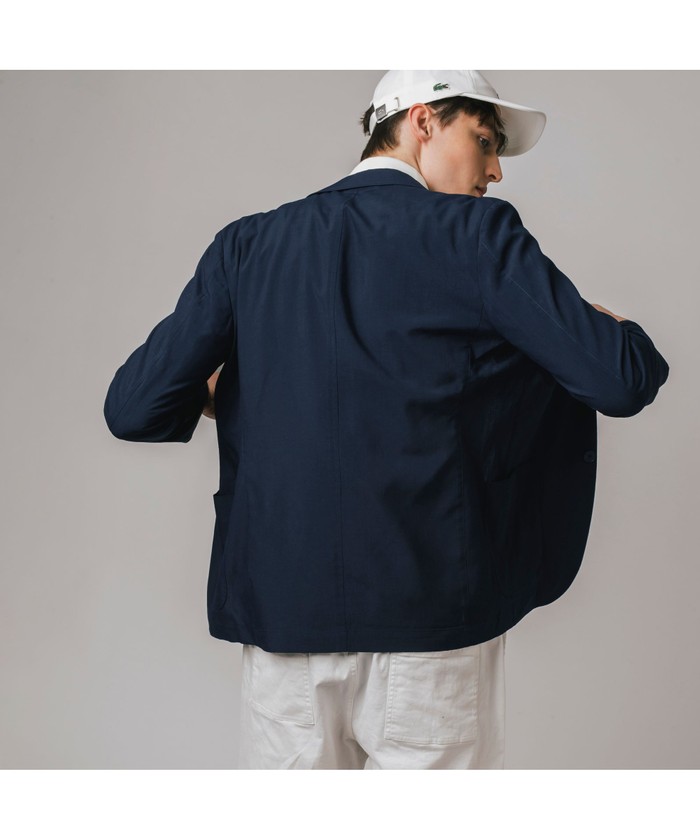 セール】ラコステ LACOSTE 撥水テーラードジャケット(504628363