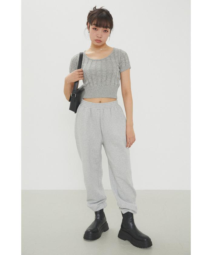 RIB COMPACT KNIT(504628503) | ラグアジェム(LAGUA GEM) - d