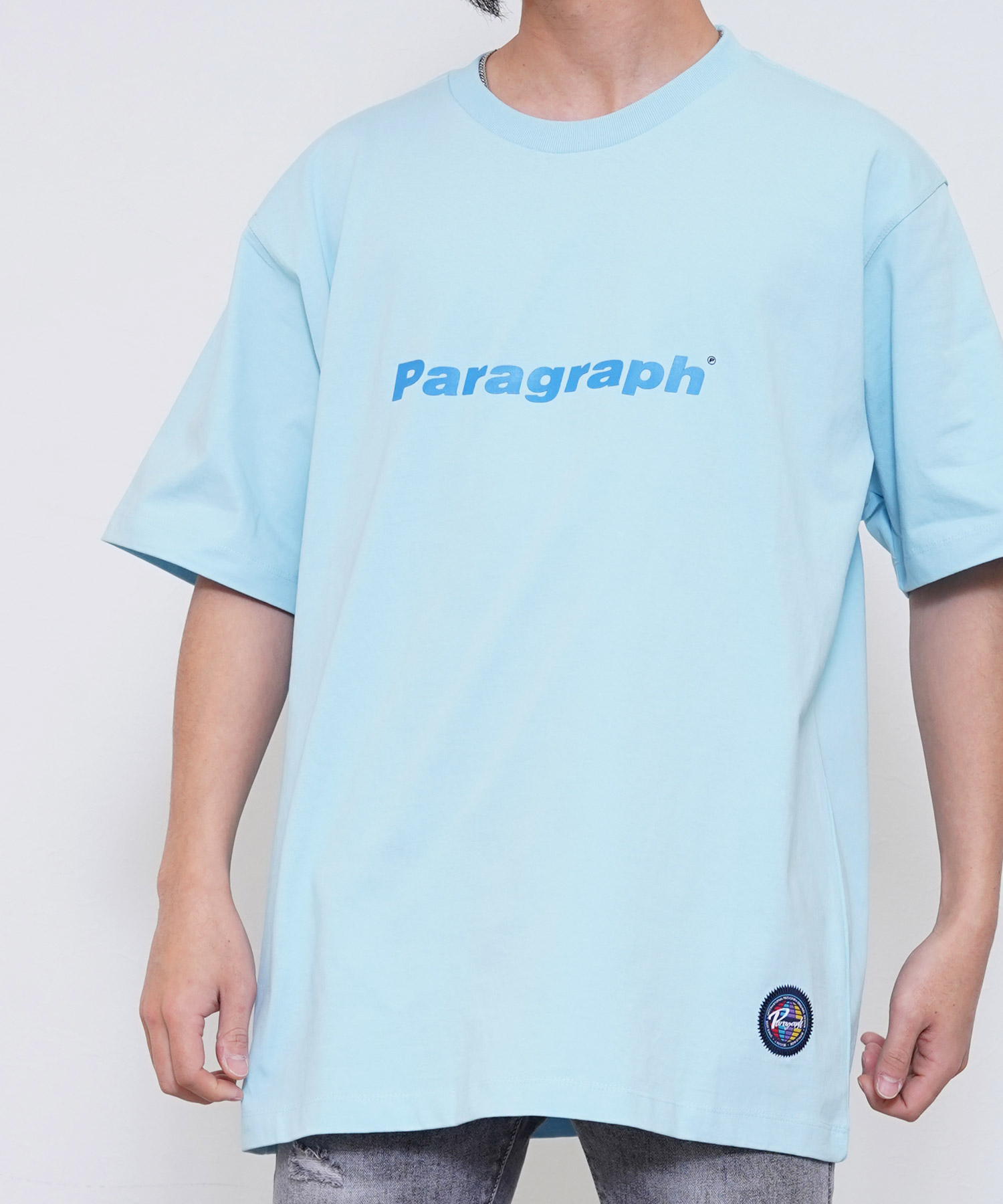 Paragraph パラグラフ CLASSIC アースロゴ 半袖Tシャツ(504629450