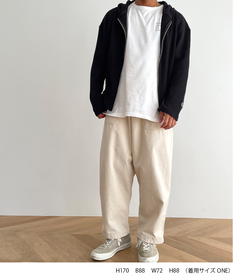 【ユニセックス】 choice_cnl(チョイス) コットンタックイージーパンツ CANAL JEAN（キャナルジーン）の「choice_cnl(チョイス
