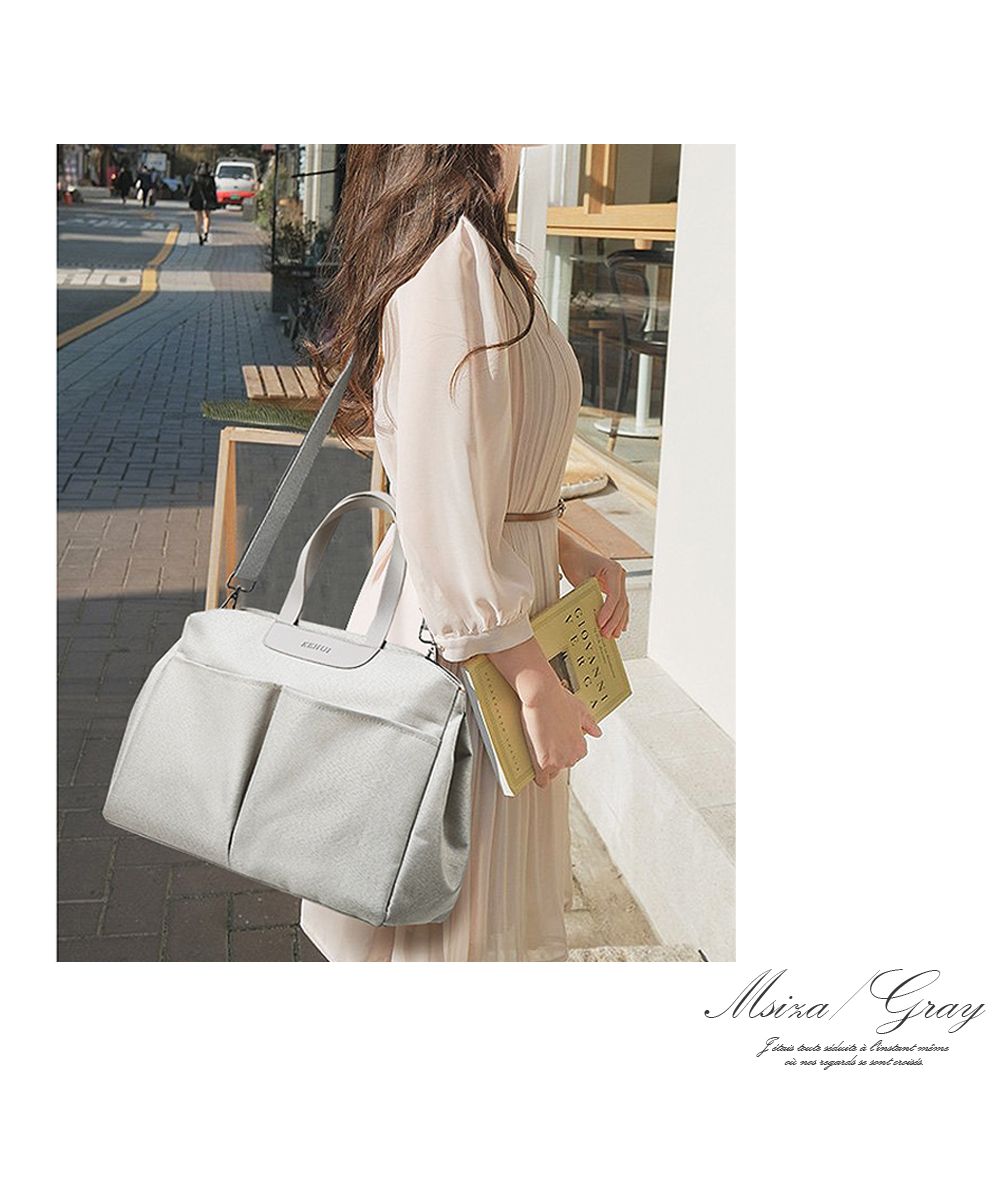 【新品未使用】UN3D.  2wayフォールドワイドバッグ　グレー 2WAY FOLD WIDE BAG | UN3D./アンスリード