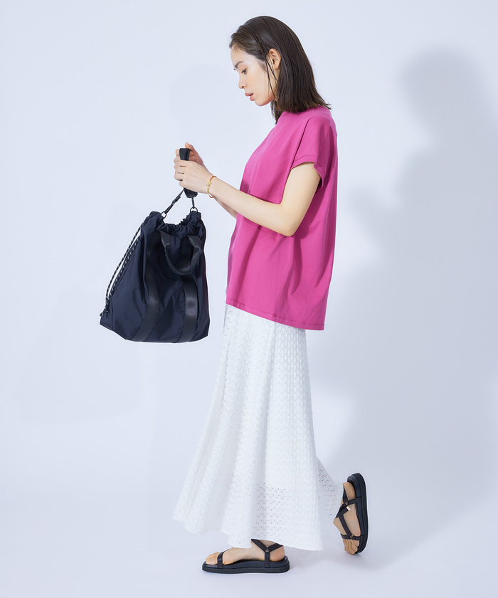 MARY QUANT マリークワント メッシュMARYロゴ刺繍 2WAY