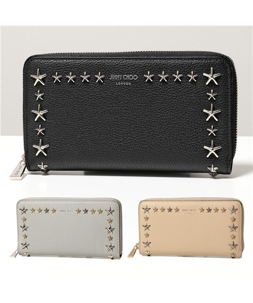 JIMMY CHOO ジミーチュウ PIPPA ピッパ 長財布 ベージュ | gulatilaw.com