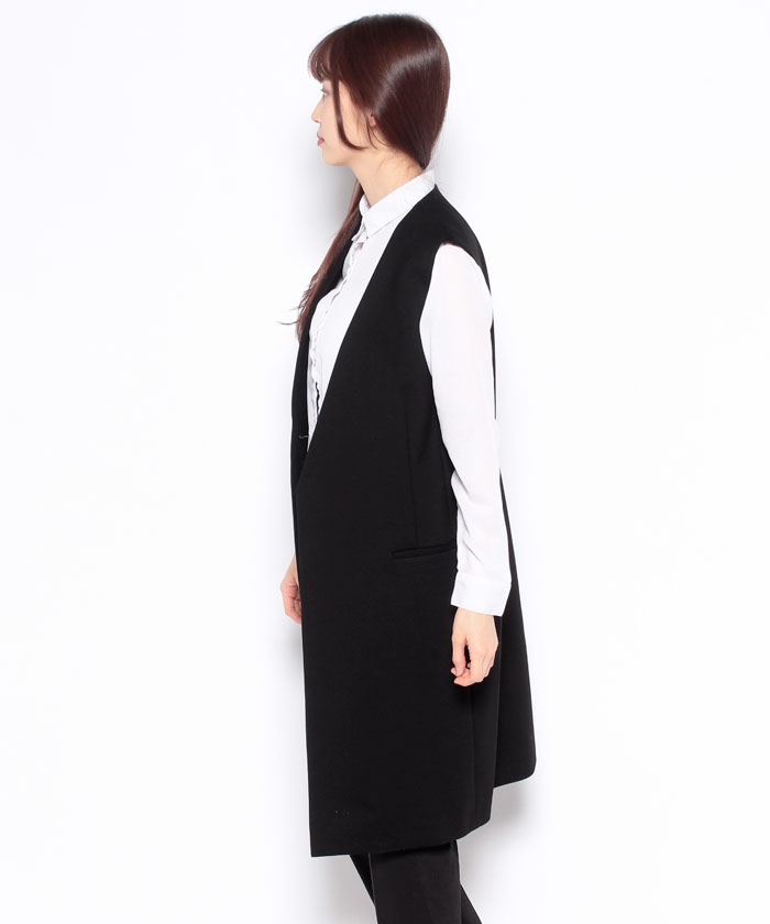 2024年 Theory COLLARLESS VT ジレ ベスト ベスト VIS PONTE COLLARLESS VT(504616125) | セオリー(Theory