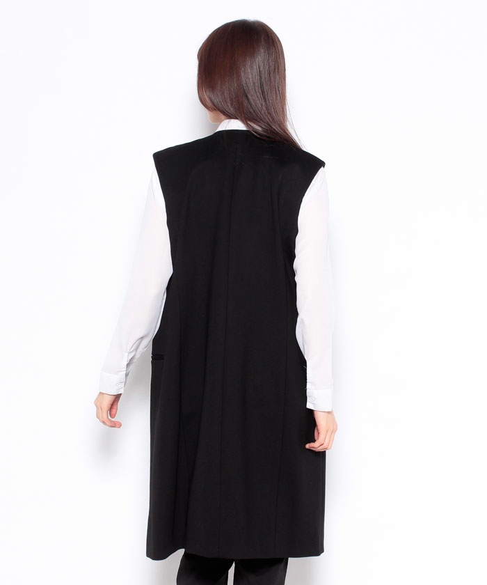 2024年 Theory COLLARLESS VT ジレ ベスト ベスト VIS PONTE COLLARLESS VT(504616125) | セオリー(Theory