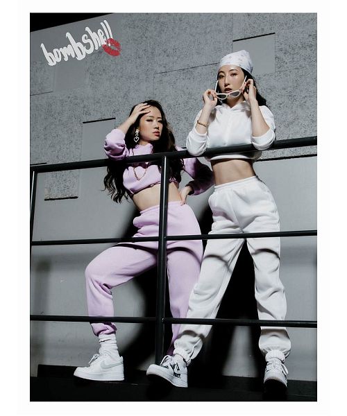 ボムシェル Bomshell 泊っ sports wear セットアップ S XS