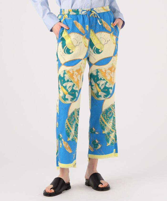 美品【別注】manipuri DES PRES 総柄 パンツ トゥモローランド 美品【別注】manipuri DES PRES 総柄 パンツ トゥモローランド