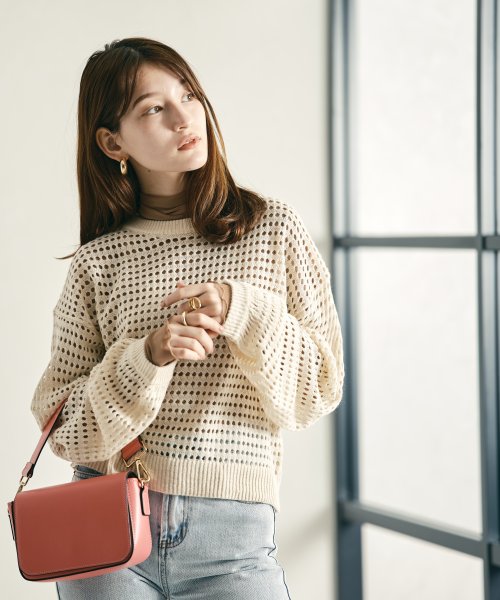 セール】カラーシアーメッシュトップス/AC1291(504485782) アクロ(acro) d fashion トップス メッシュニットパーカー ストーン付きタンクトップ セット売り