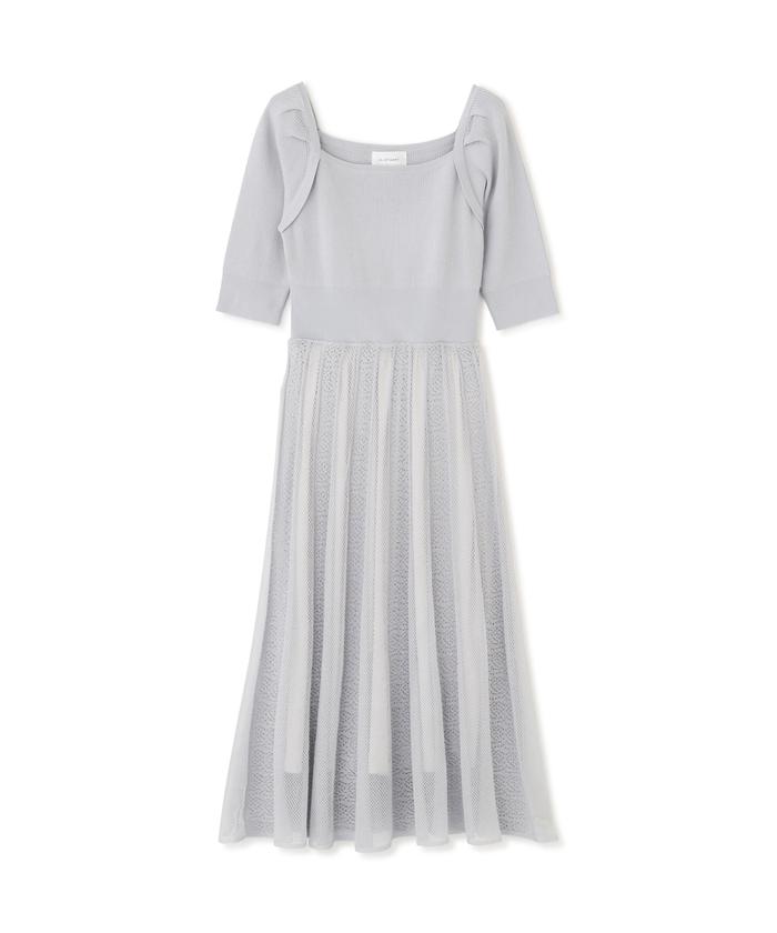 セール 60%OFF】レーシーニットワンピース(504635126) | ジル