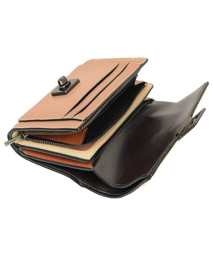 Coach colorblock hutton wallet sale