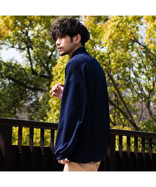 CavariA【キャバリア】リブ入り長袖ジップ セットアップ キャバリア CavariA CavariA キレイ目長袖ジャージ （SAX