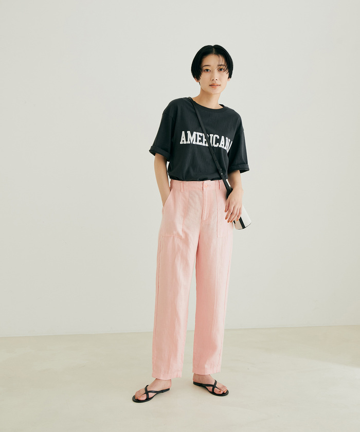salsation ベージュカプリパンツ SUMMER SALE】【WEB限定】EDWIN LADIES ハタラクロ COOL カプリ