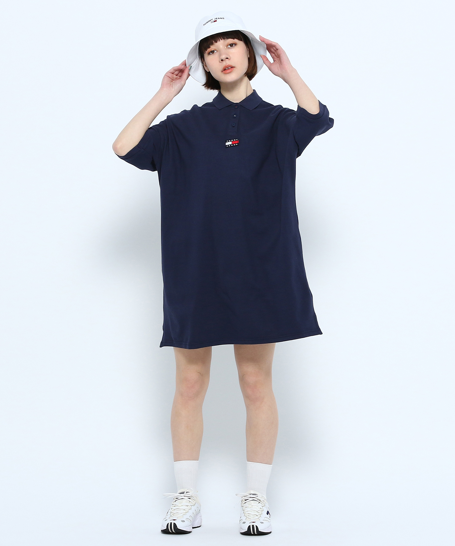 tommy jeans（トミー ジーンズ）の「フィットティッピングポロ