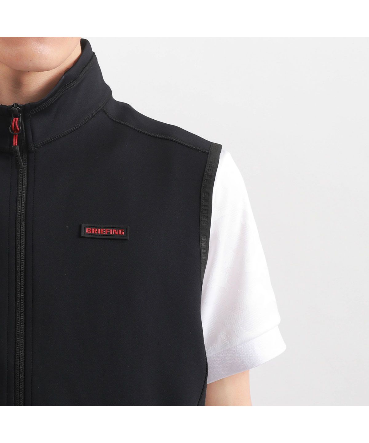 GO/LOOK!（ゴルック） | BRIEFING 3D LOGO VEST グレー