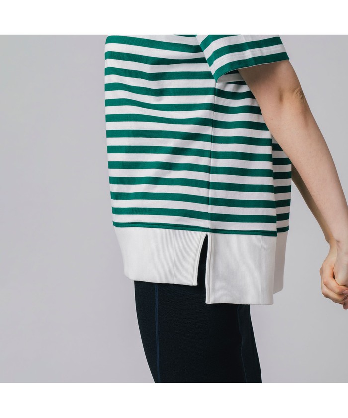 クーポン】【セール 30%OFF】ラコステ LACOSTE ボーダー半袖T