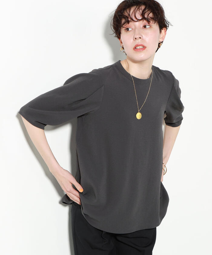 セール 30%OFF】◇【WEB限定】2WAYジョーゼット肩タックブラウス