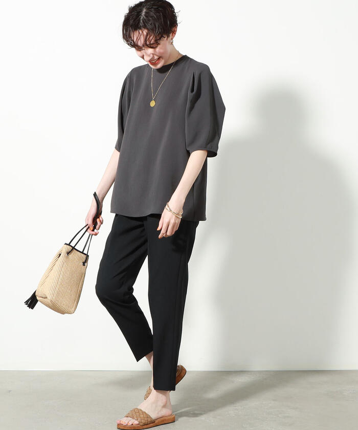 セール 30%OFF】◇【WEB限定】2WAYジョーゼット肩タックブラウス