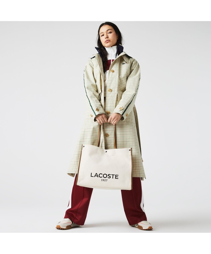 LACOSTE ラコステ　ヘリテージ コットンキャンバストート LACOSTE トートバッグ ヘリテージキャンバス コットンキャンバス