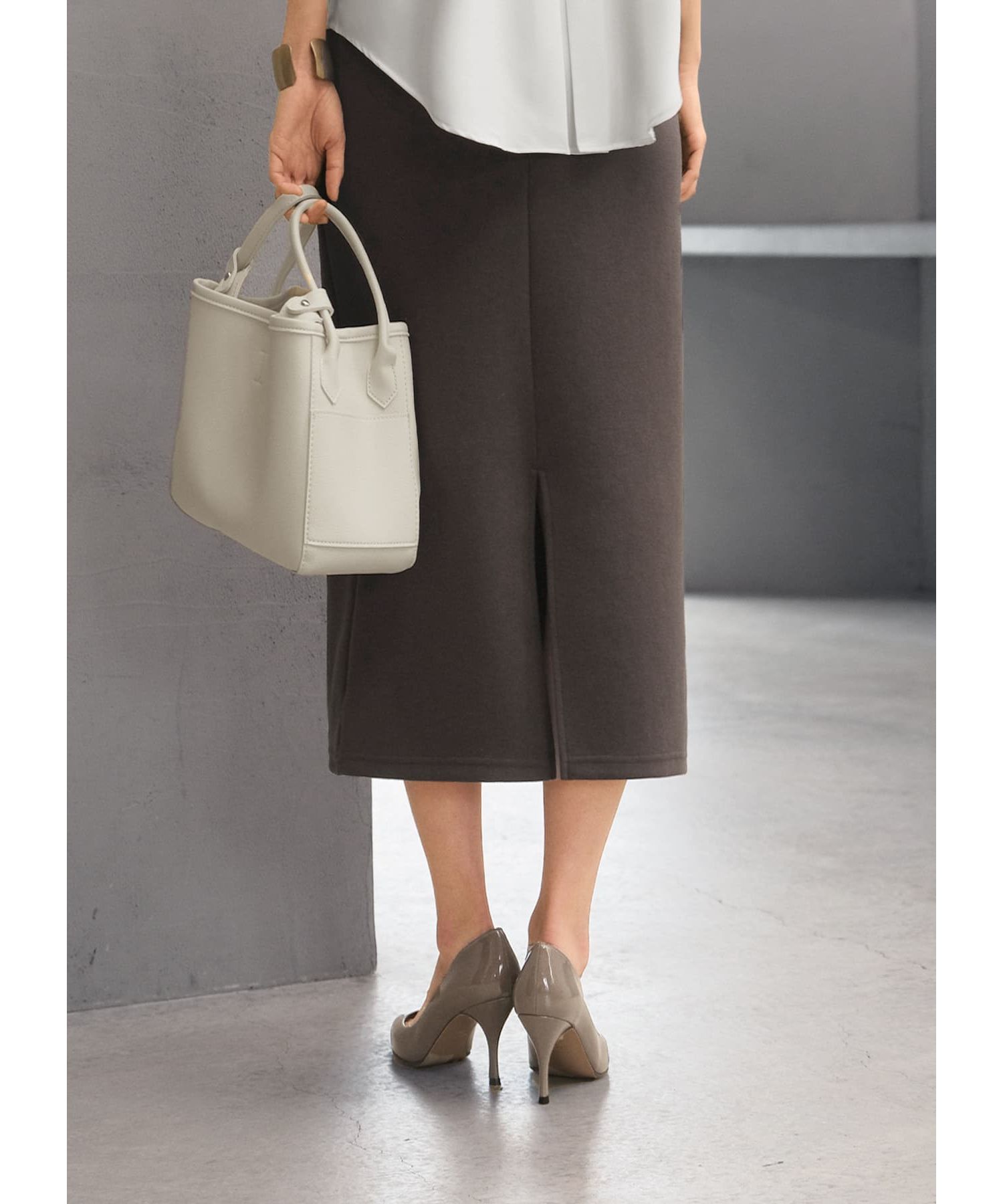 【BALENCIAGA】ストレッチカディペンシルスカート セール】【3サイズ展開】ストレッチマキシタイトスカート2