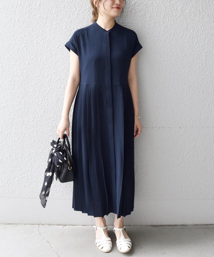 SHIPS any:〈ウォッシャブル〉ジョーゼット プリーツ フレンチ SHIPS any:〈ウォッシャブル〉ジョーゼット プリーツ フレンチ