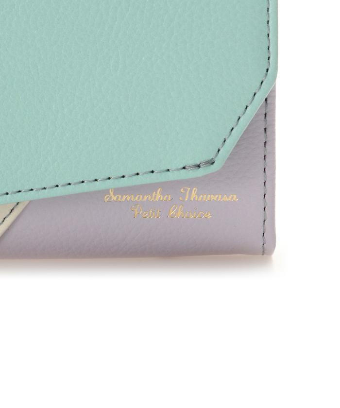 【新品未使用】サマンサタバサ　中折財布　パズルデザイン