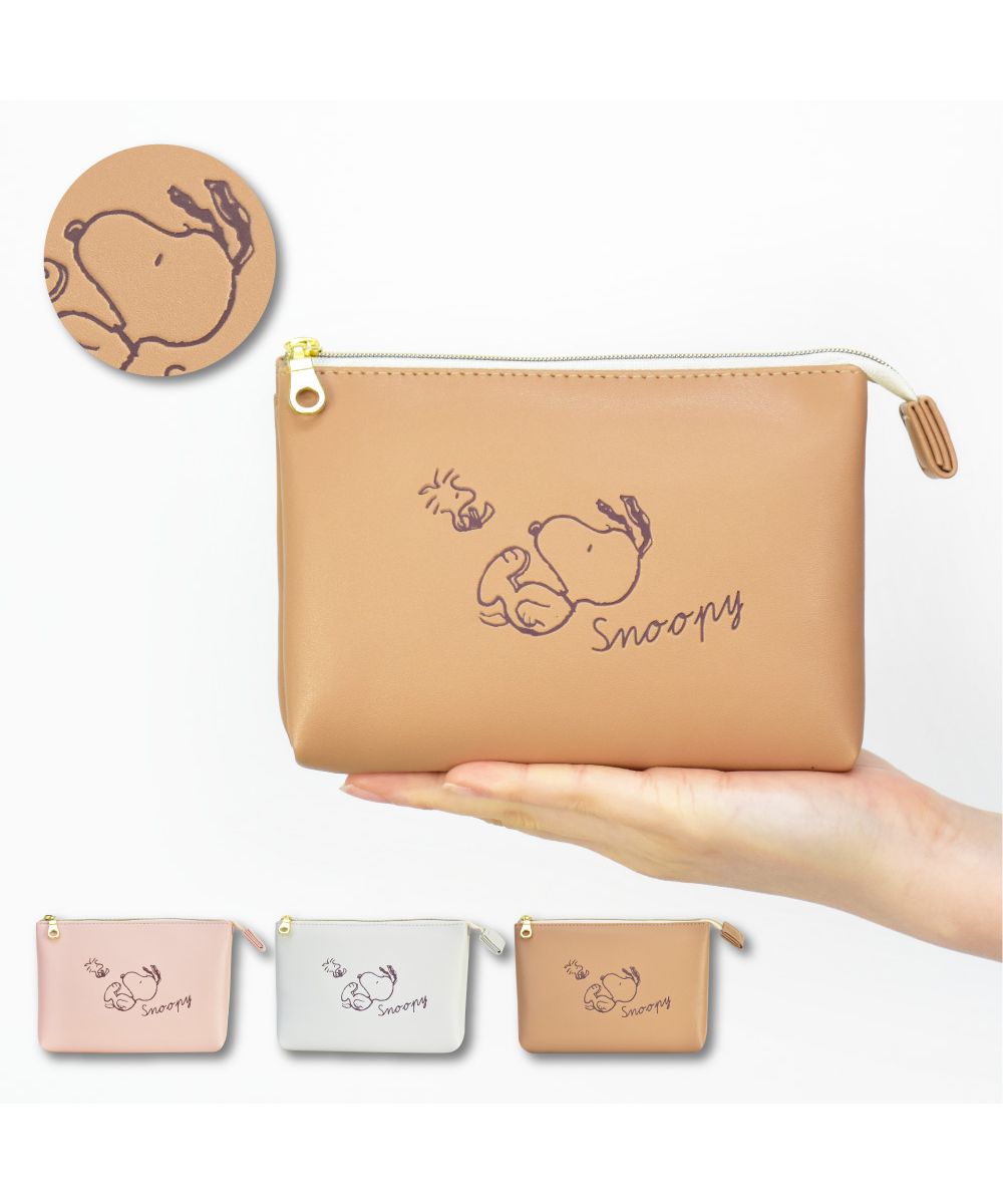 N2480 スヌーピー ポーチ 24個セット SNOOPY スヌーピー ポーチ クリア 平ポーチ 小物入れ 小さめ