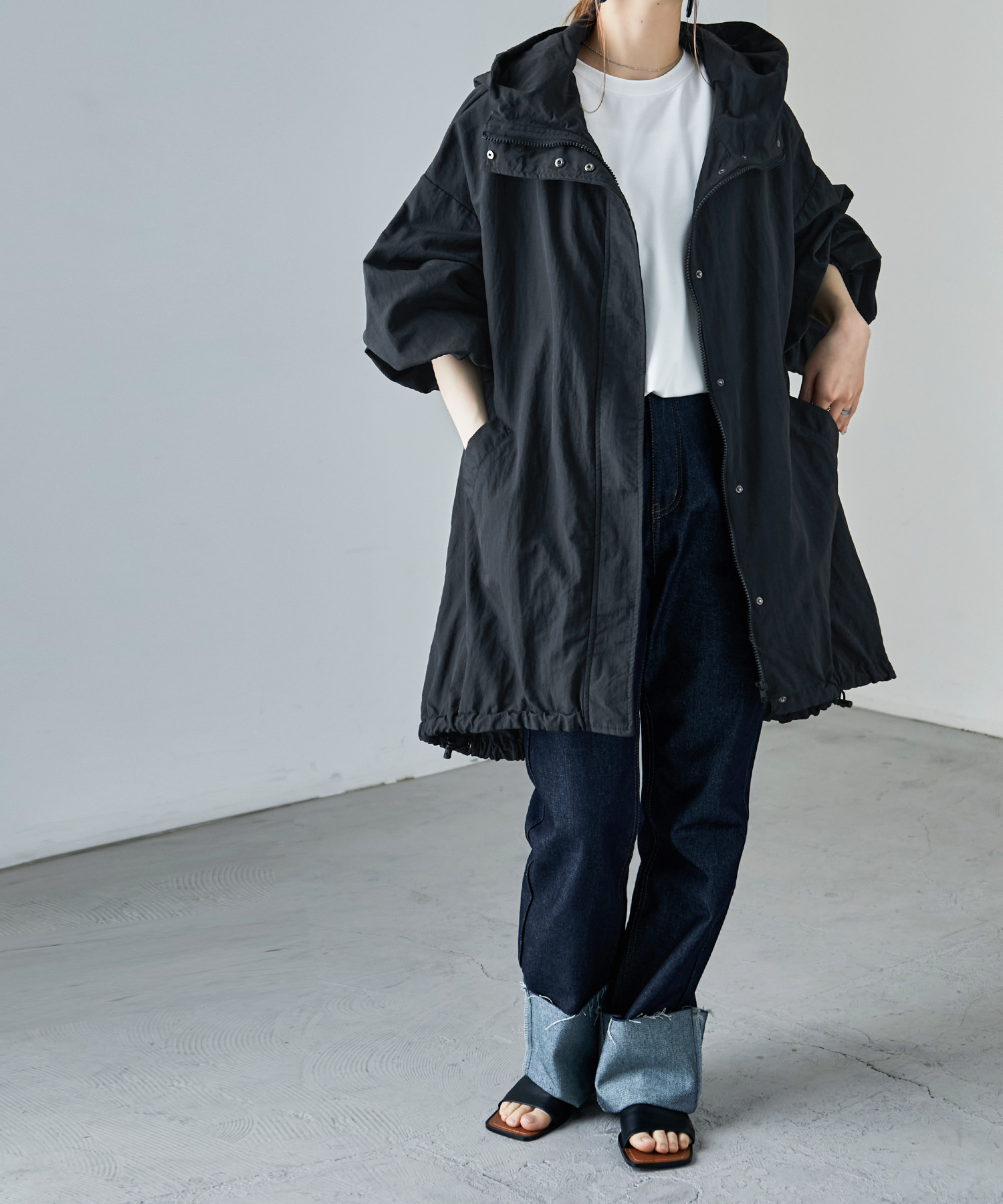 myu ミュー　ティアード　スプリングコート　ロング　マウンテンパーカー M y u（ミュー）｜マウンテンパーカー一覧 - WEAR