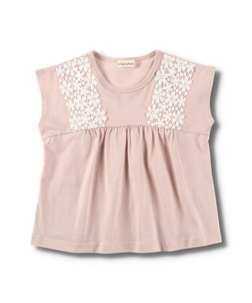 セール Off お花レース半袖tシャツ ブランシェス Branshes D Fashion