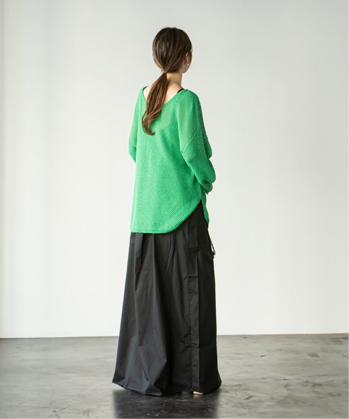 セール 30%OFF】ペーパーヤーン カノコ Back Vプルオーバー