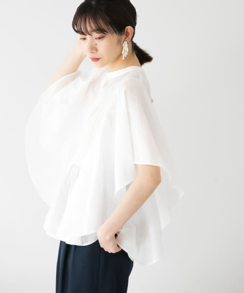 た*こ様 NOBLEケープブラウス ブラウン超美品 楽天市場】【全品2〜20倍♪クーポンも！】Case tete ハーフ