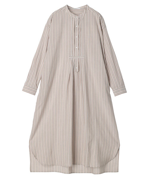 セール 70%OFF】タックバンドカラーシャツワンピース(504648029