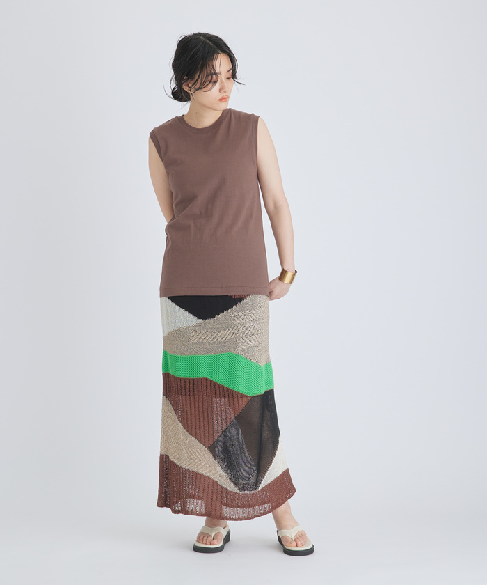 セール 50%OFF】【MURRAL】Pottery knit skirt(504649075 セール 50%OFF】【MURRAL】Pottery knit skirt(504649075