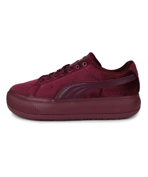 PUMA プーマ スウェード マユ ベルベット ウィメンズ スニーカー レディース SUEDE MAYU VELVET WOMENS ワイン  385717(504646337) | プーマ(PUMA) - d fashion