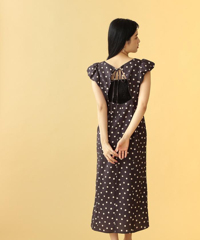 セール 30%OFF】ブラッシュポルカドットワンピース(504647467