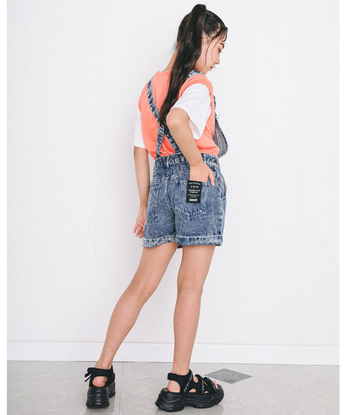 夏のお出かけにぴったり♪ミニ丈ショートパンツジャンプスーツ