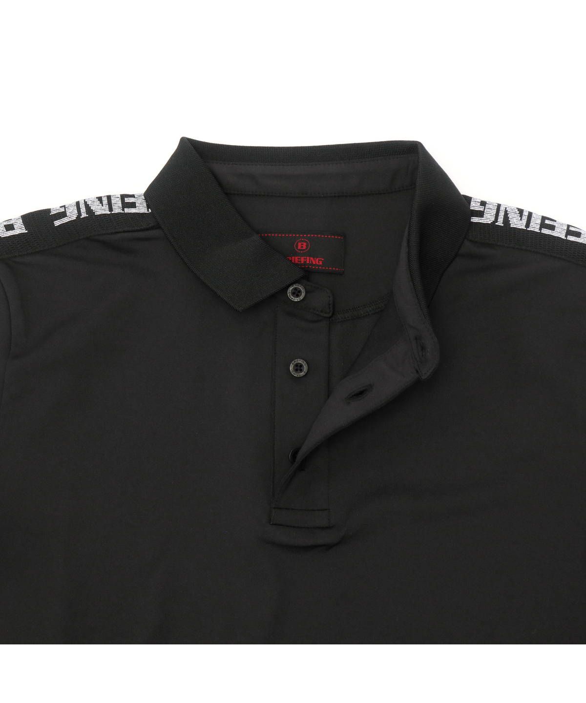 BRIEFING - BRIEFING MENS SHOULDER LINE POLO ポロシャツ BRIEFING - 【25SS】 MENS TOUR POLO / 刺繍ブランドロゴ
