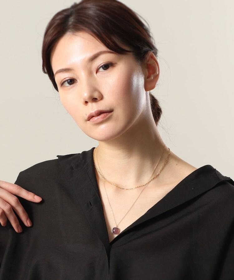 ココシュニック COCOSHNIK K18グリームカットアズキ ネックレスL