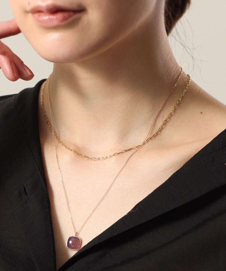 ココシュニック COCOSHNIK K18グリームカットアズキ ネックレスL
