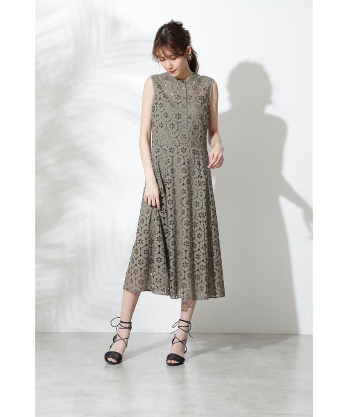 セール】◇《Endy ROBE》クラークレースワンピース(504606932) | ジル