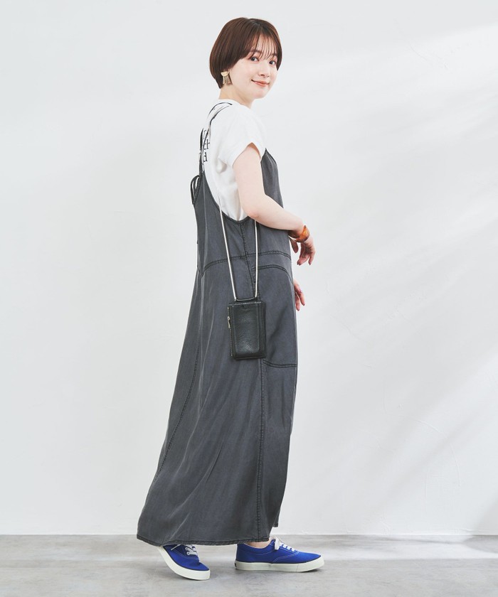 ライトデニムキャミワンピース　sizeFREE　Indigo　かぐれ 楽天市場】ライトデニムキャミワンピース／かぐれ（kagure