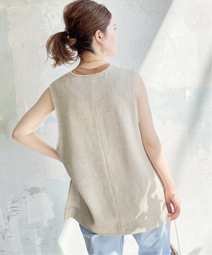 ツイードベスト(504651879) | スピック&スパン(Spick & Span) - d fashion
