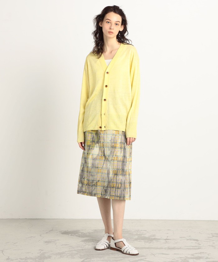 クーポン】【セール 40%OFF】プレーンリネン Vネック