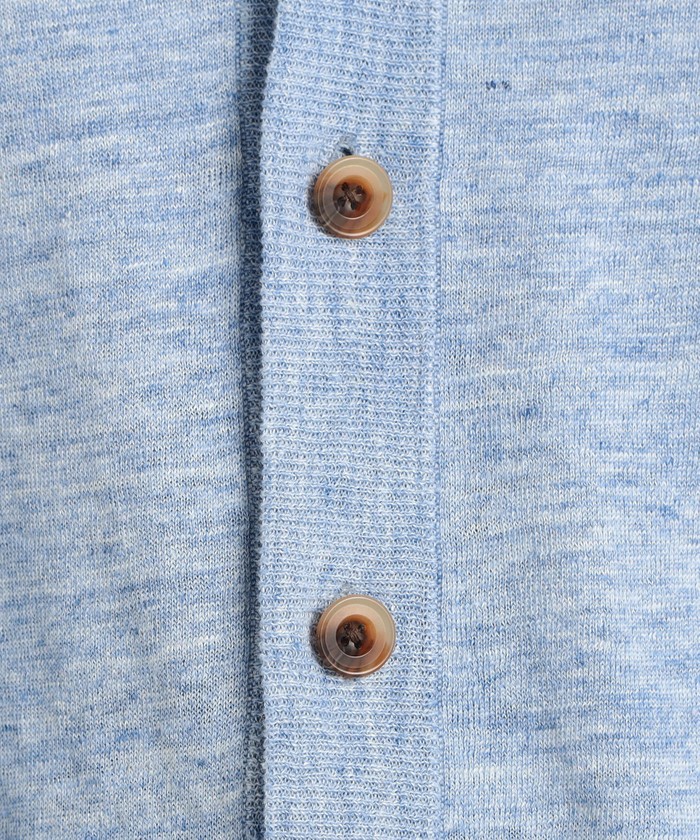 クーポン】【セール 40%OFF】プレーンリネン Vネック