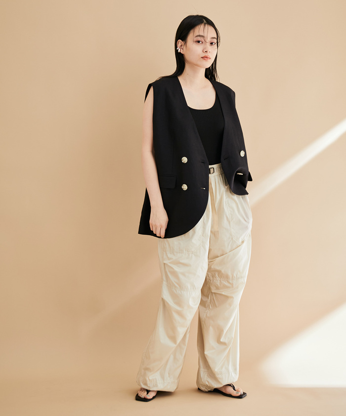 【Aelfric Eden】刺繍パッチワーク トラックパンツ ☆送料関税込 セール】【晴雨兼用】撥水ナイロントラックパンツ(504652821