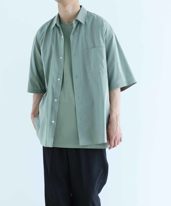 新品未使用　水色 半袖シャツ サロンアダムエロペ セール 65%OFF】セイムカラー シャツ&Tシャツ/アンサンブル/2枚