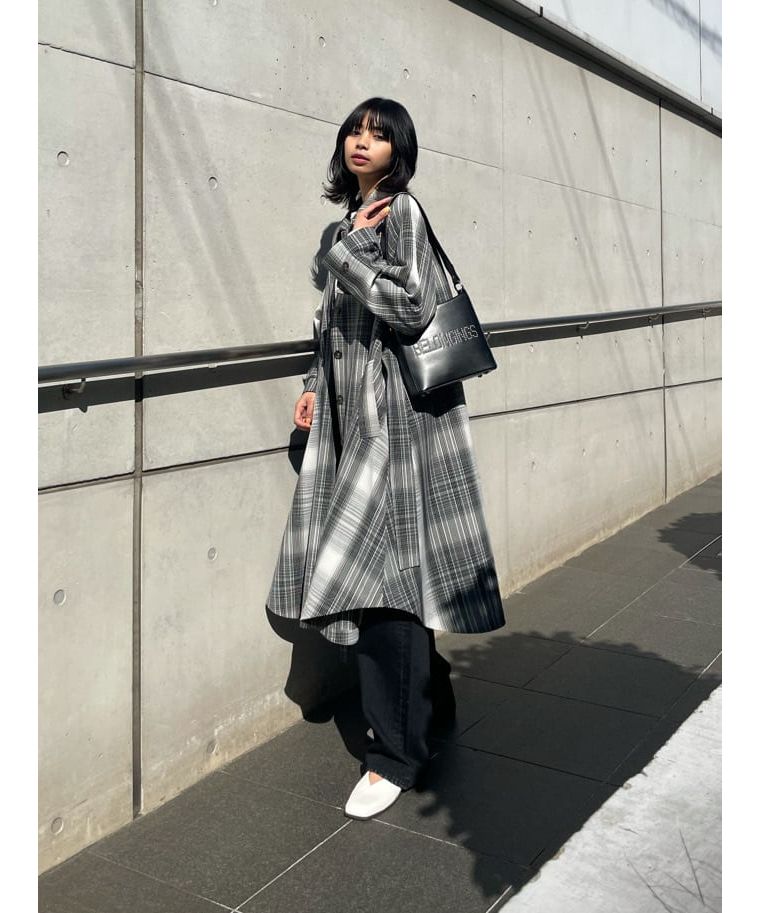 セール 66%OFF】ROUND HEM FLARE TRENCH コート(504550369