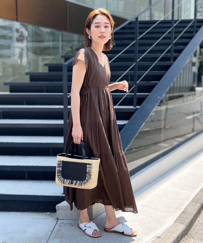 セール】◇【WEB限定】2WAYティアードワンピース(504644344