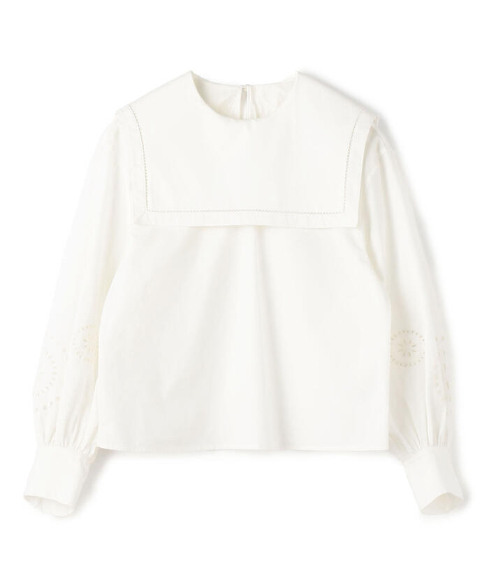 クーポン】【セール 40%OFF】カットワークエンブロイダリー