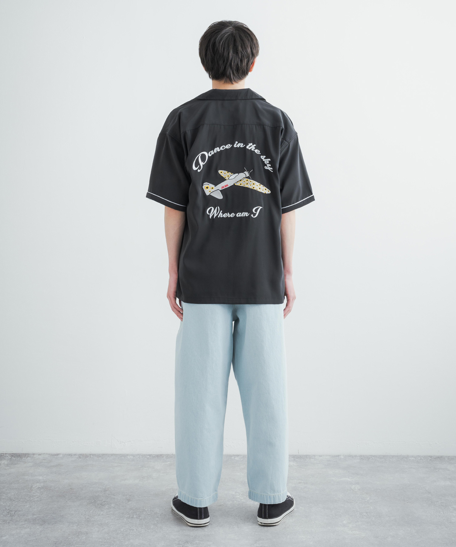 Magic Circle ボウリングシャツ サイズ1 MMY3 ブラック 公式 ストアスポーツ - Magic Circle ボウリングシャツ サイズ1